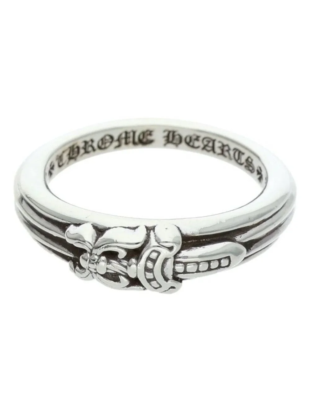 Chrome Hearts Baby Clsc Classic Dagger Silver Ring